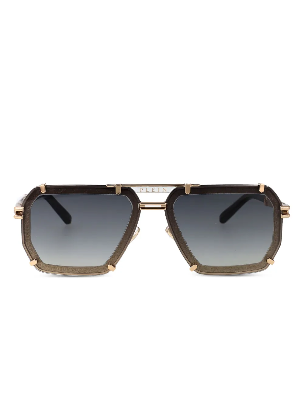 Philipp Plein Eyewear SPP1310301 GOLD BROWN - Marrone