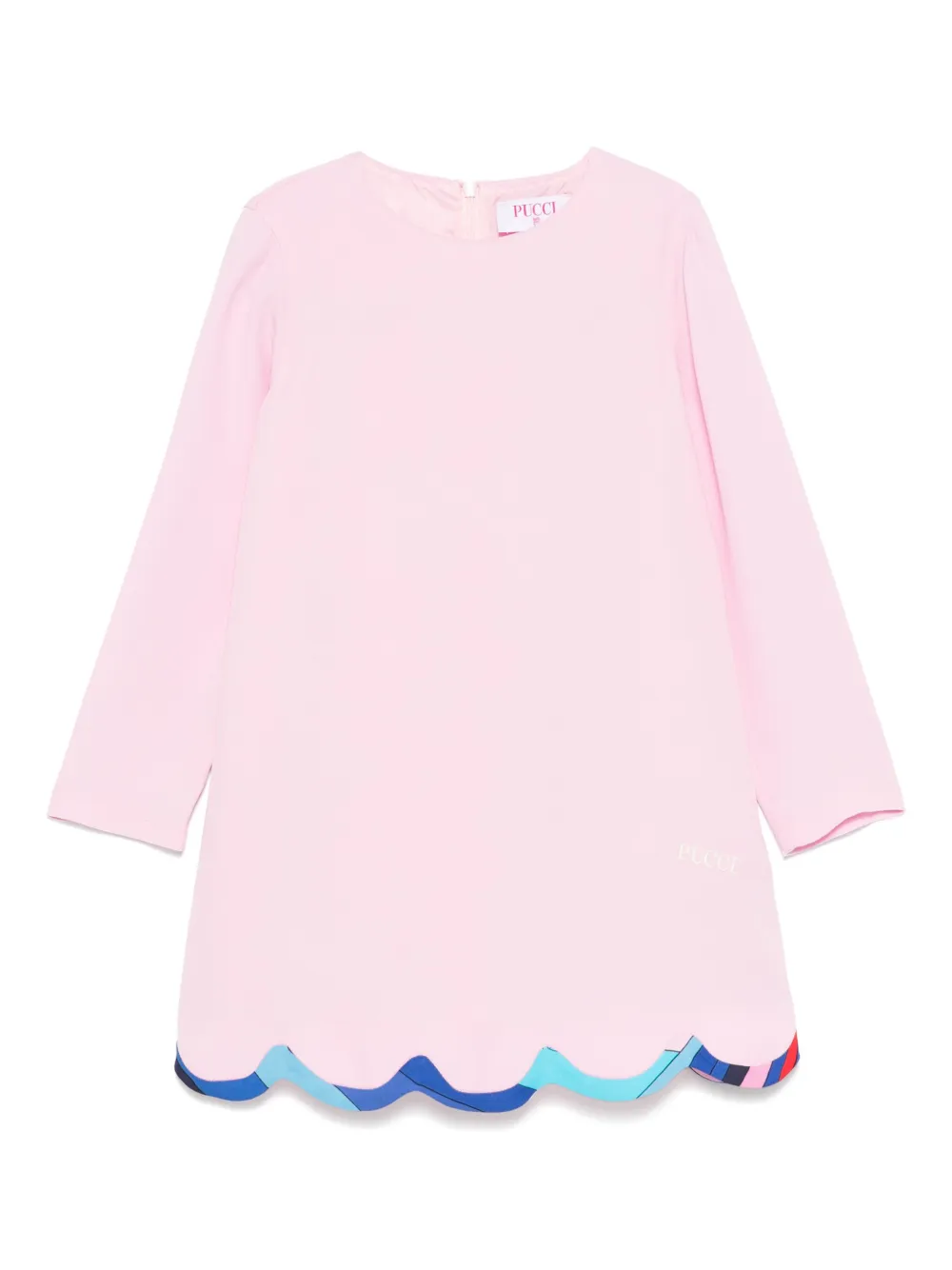 PUCCI Junior logo-embroidered dress | Pink | Image 1