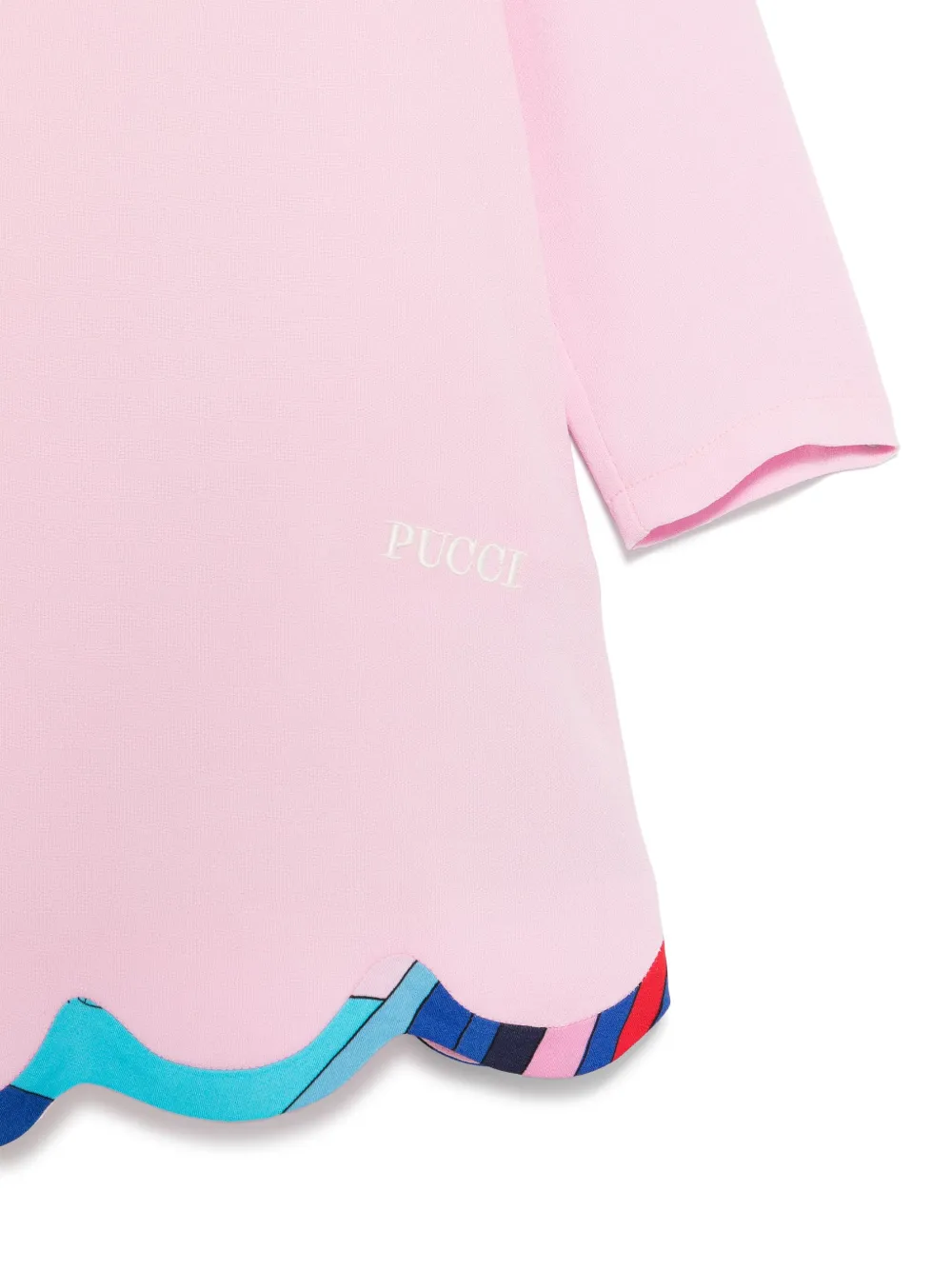 PUCCI Junior Jurk met geborduurd logo Roze