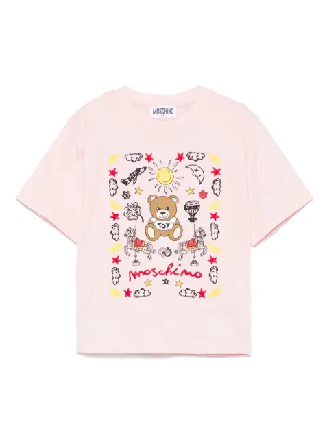 Moschino Kids Teddy Bear-print T-shirt