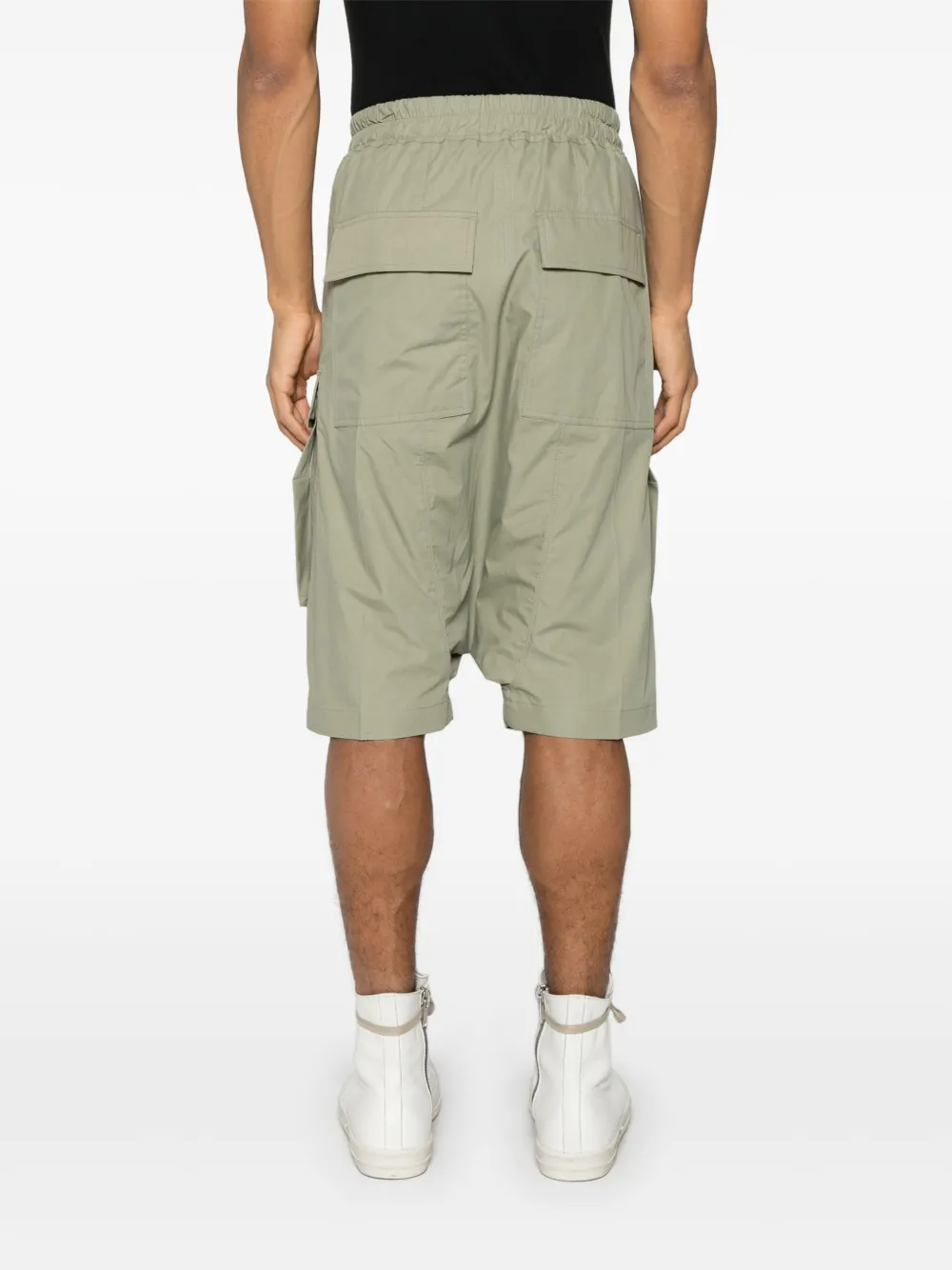 Rick Owens Pods cargo shorts Groen