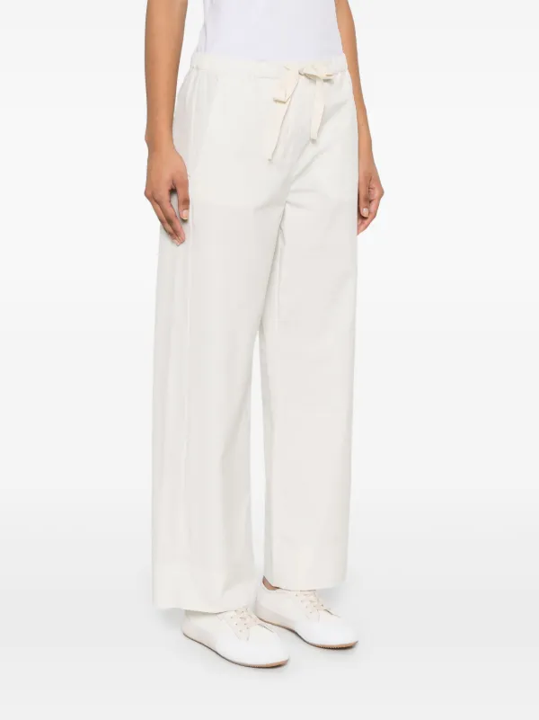 S Max Mara Argento Trousers | White | FARFETCH AE