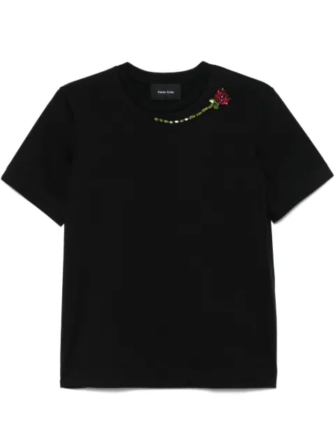 Simone Rocha 花卉缀饰T恤