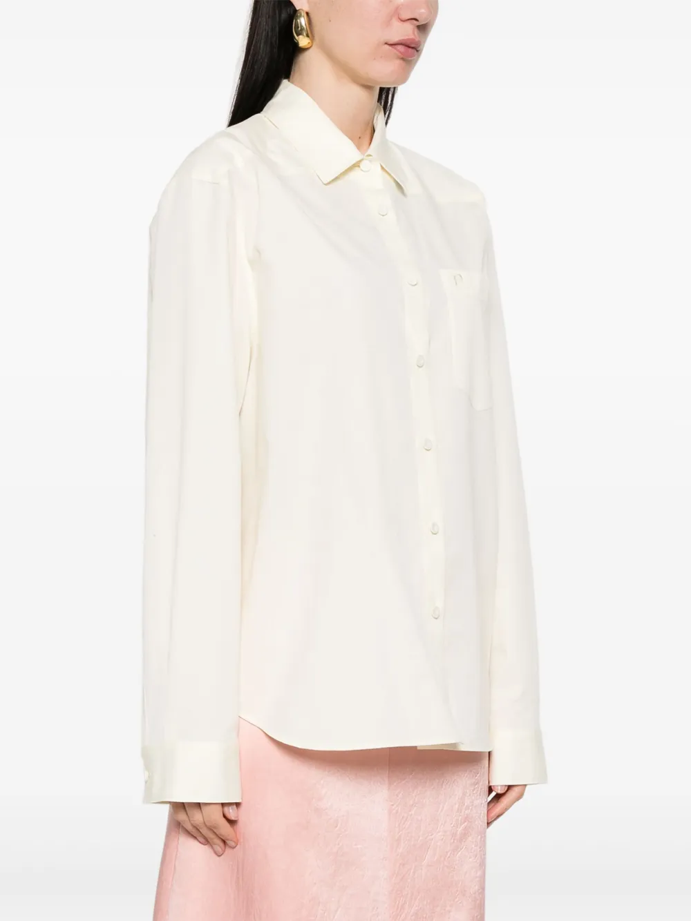 Philosophy Di Lorenzo Serafini Slim-fit blouse Geel
