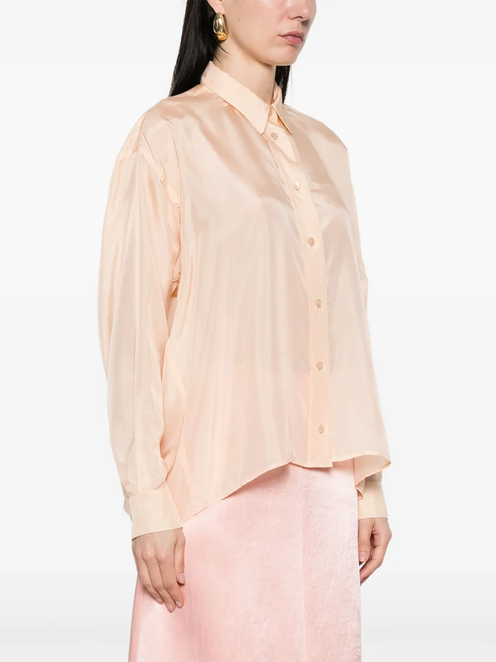 Philosophy Di Lorenzo Serafini Zijden blouse Roze
