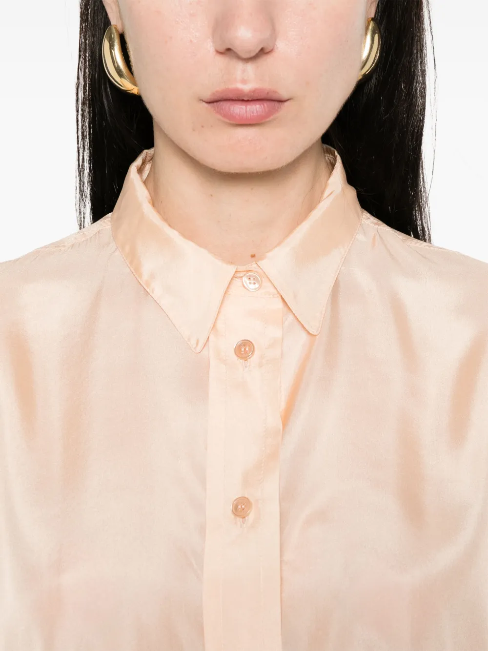Philosophy Di Lorenzo Serafini Zijden blouse Roze