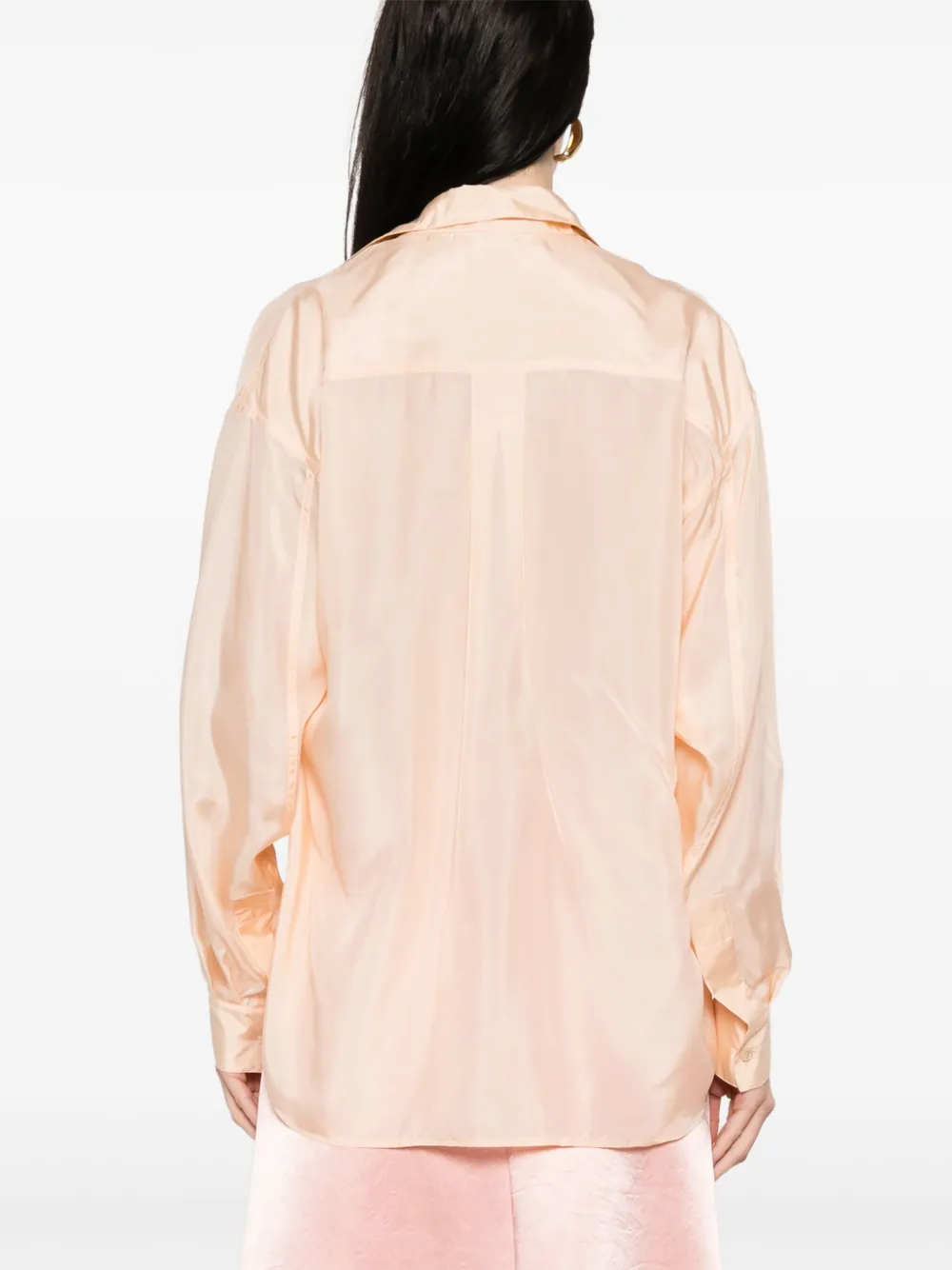 Philosophy Di Lorenzo Serafini Zijden blouse Roze