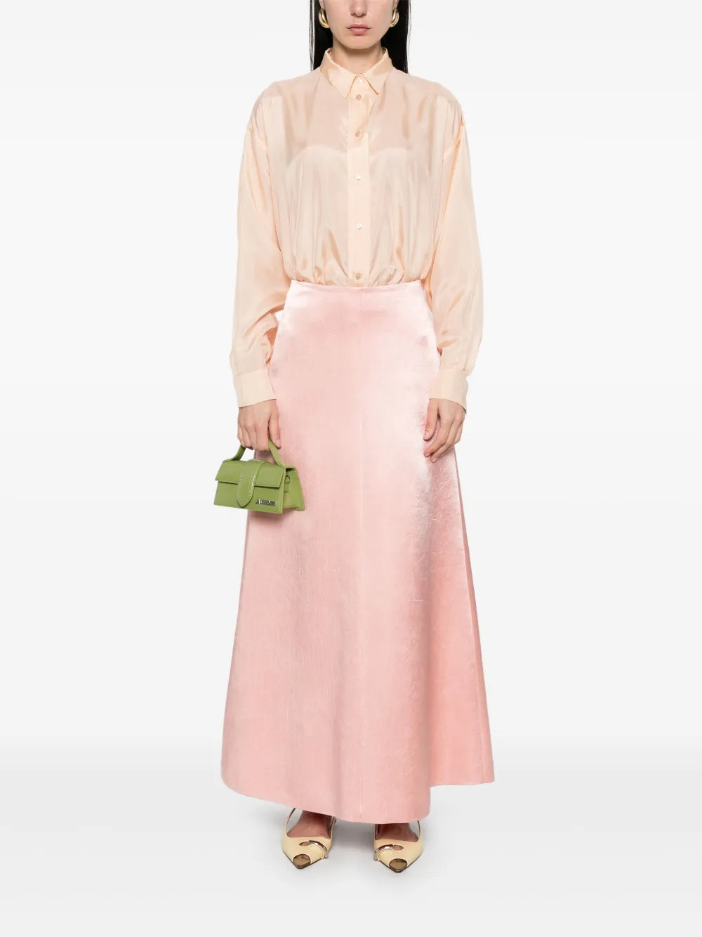 Philosophy Di Lorenzo Serafini Zijden blouse - Roze