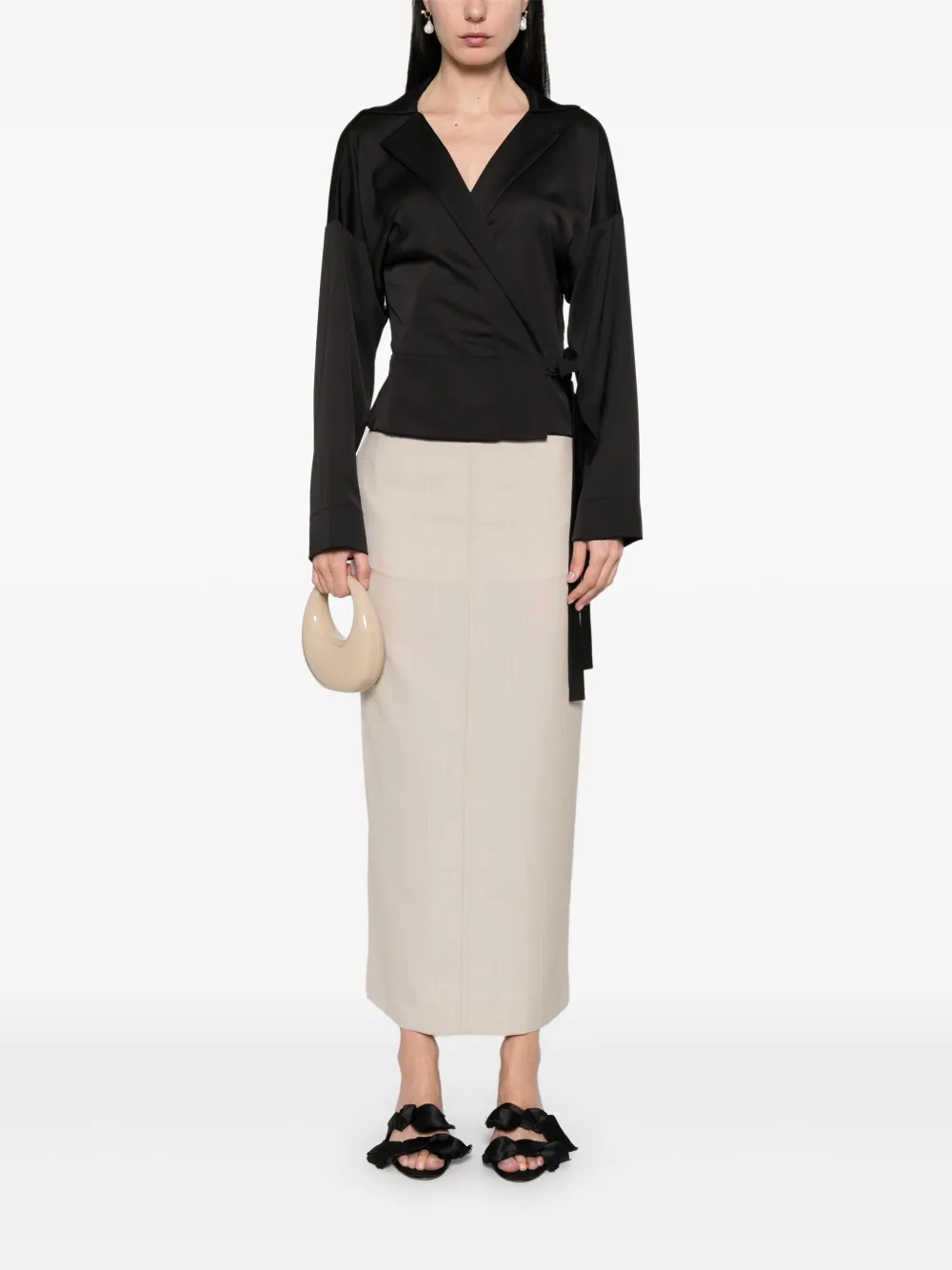 Philosophy Di Lorenzo Serafini Mini-rok met mélange-effect - Beige