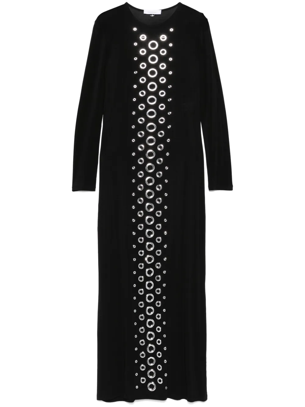 semi-sheer maxi dress