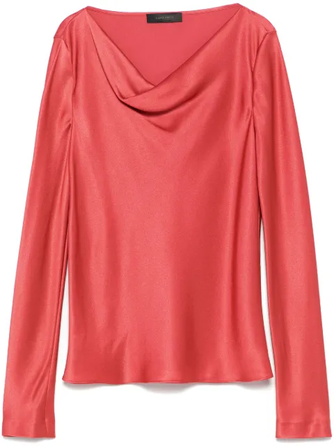 Alberta Ferretti blusa satinada