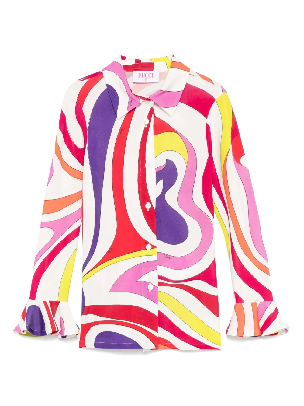 PUCCI Junior camisa estampada | blanco | Image 1