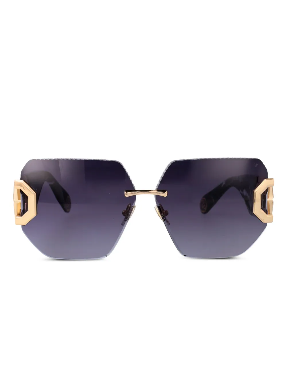 Philipp Plein Eyewear SPP1330300 ROSE GOLD BLUE - Nero