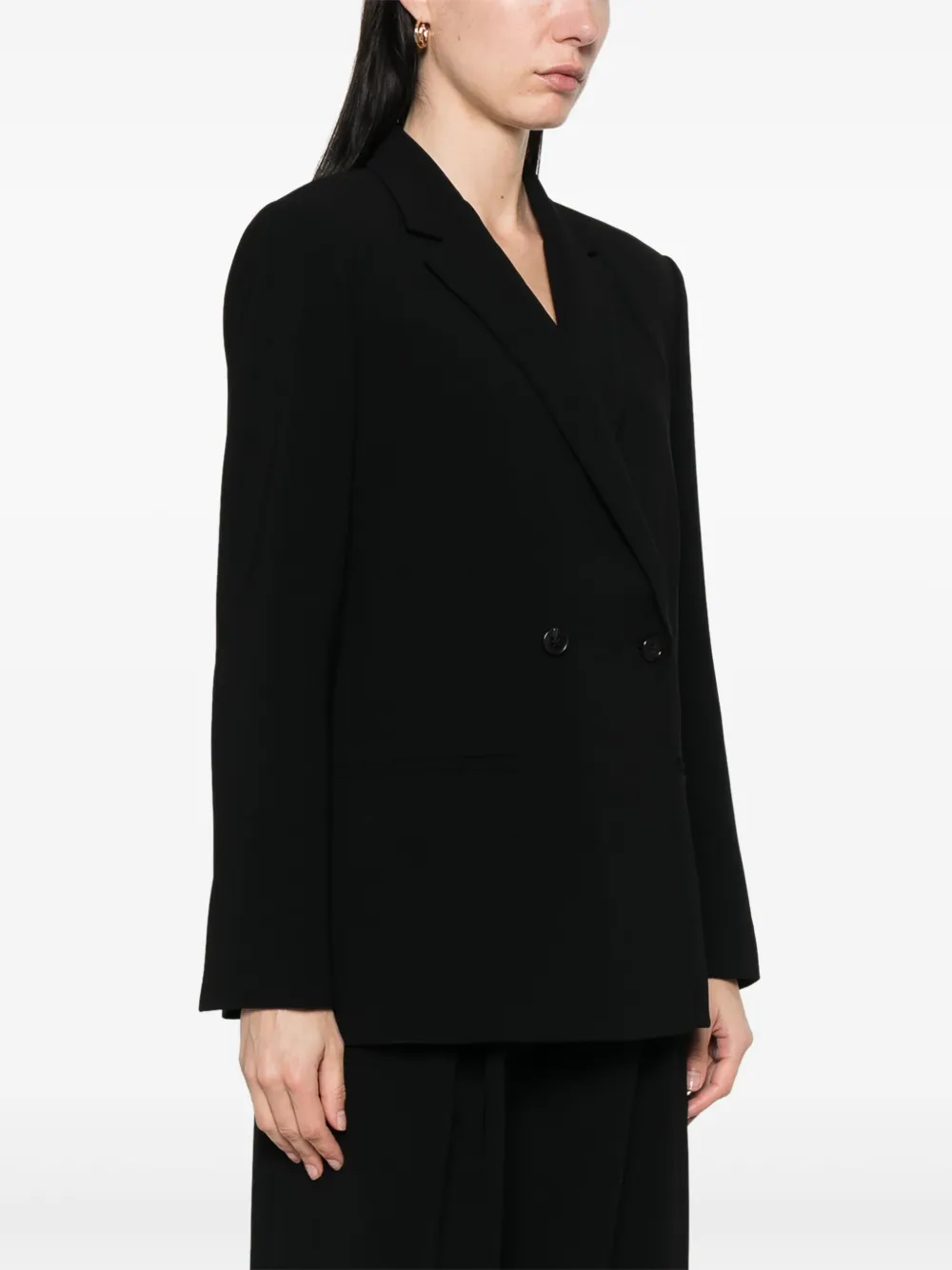 Theory Blazer met dubbele rij knopen Zwart