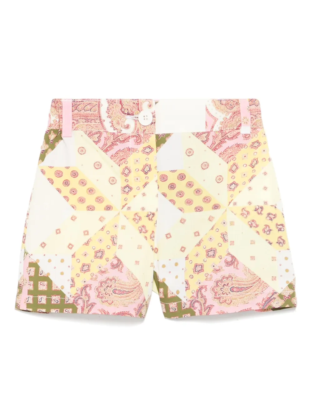 ETRO KIDS Shorts met print Geel