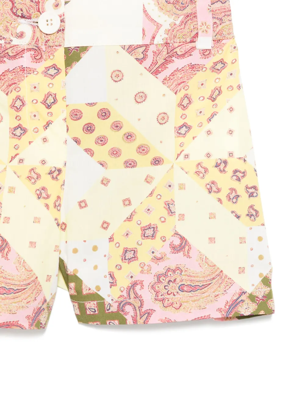 ETRO KIDS Shorts met print Geel