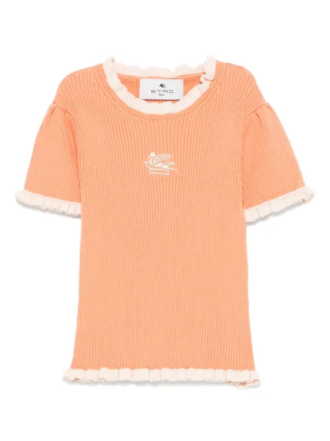 ETRO KIDS ribbed-knit T-shirt