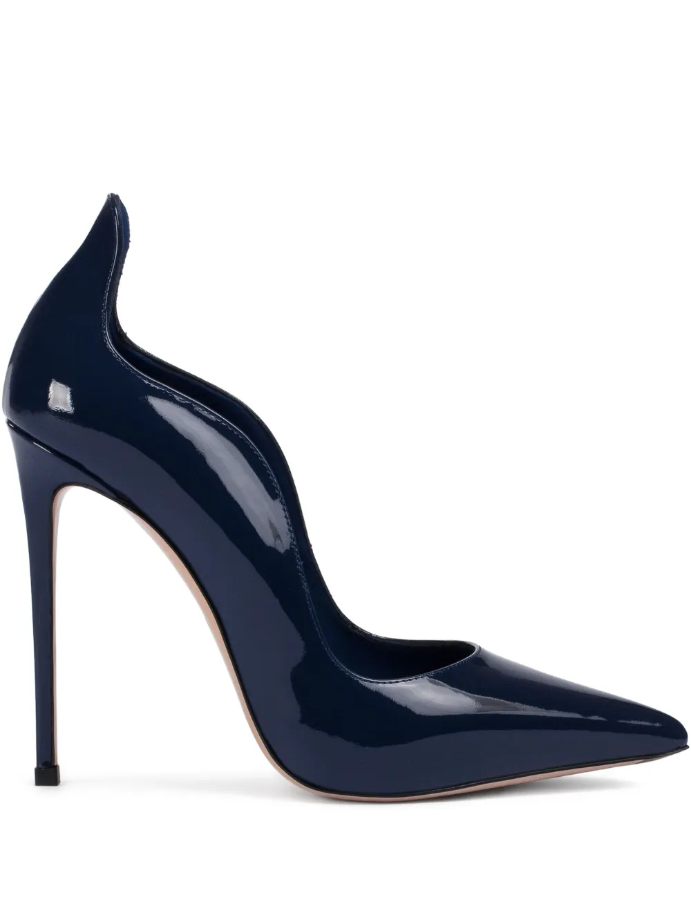 Le Silla Ivy gelakte stiletto hakken Blauw