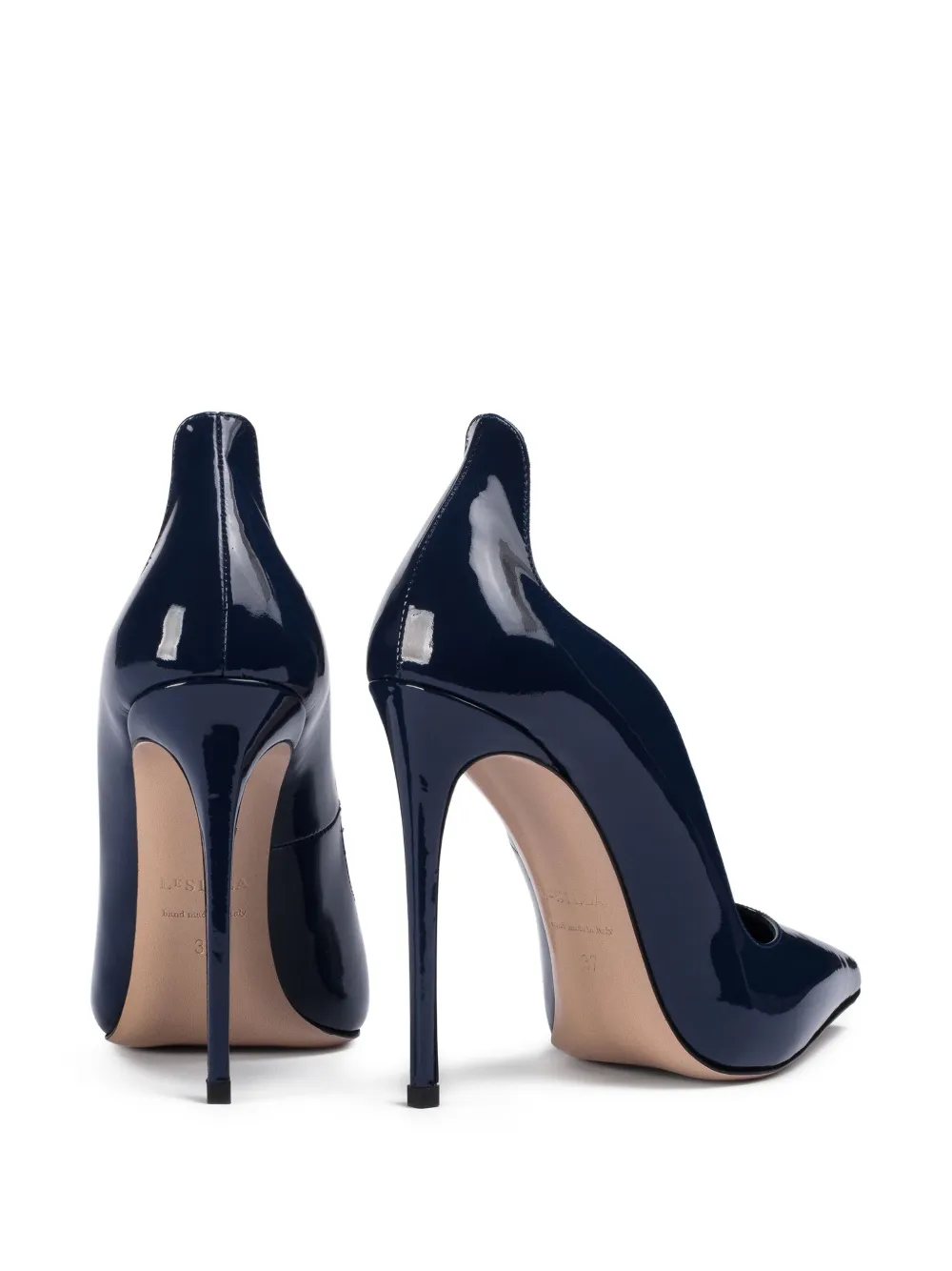 Le Silla Ivy patent stiletto heels Blue