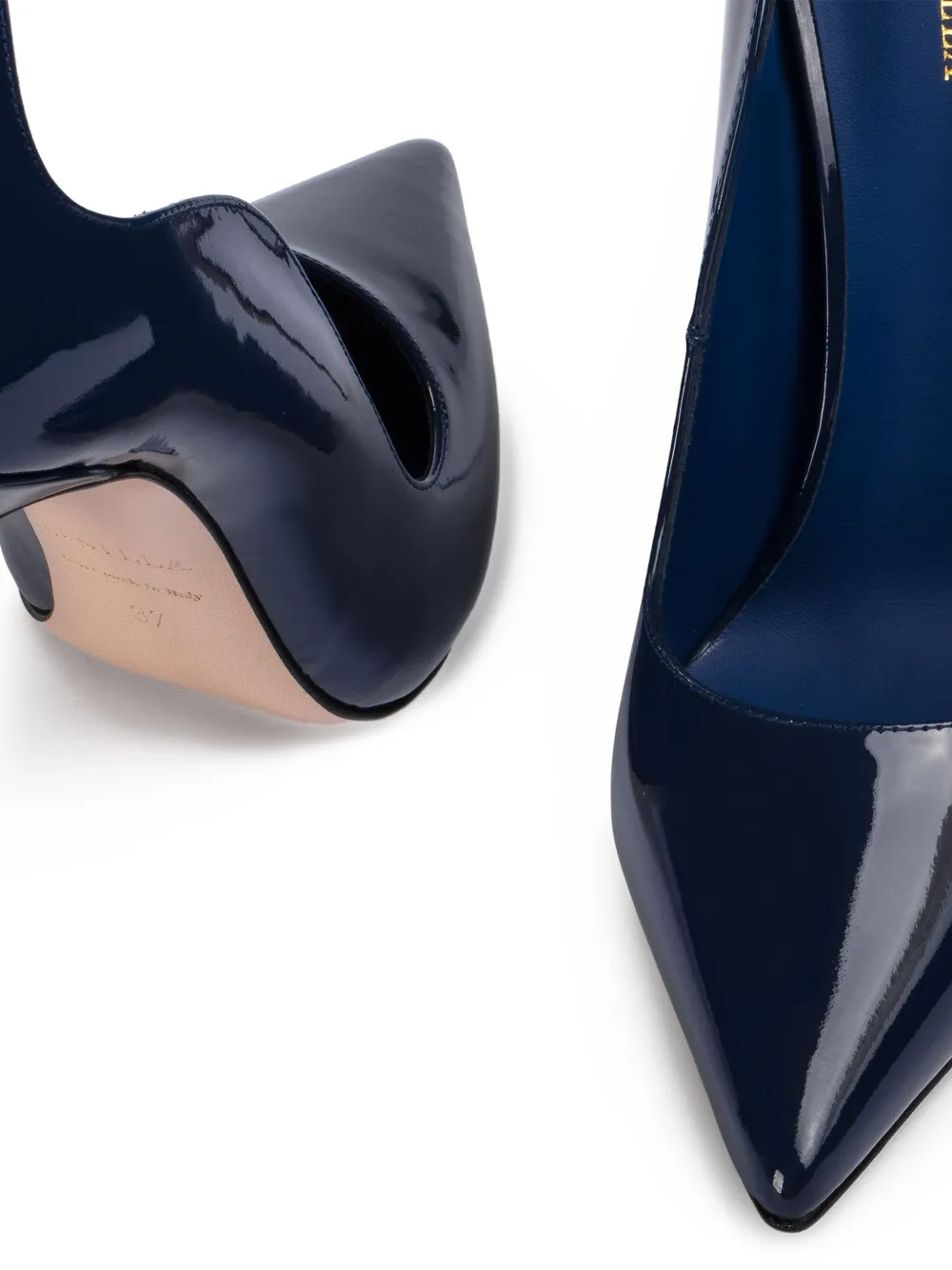 Le Silla Ivy patent stiletto heels Blue