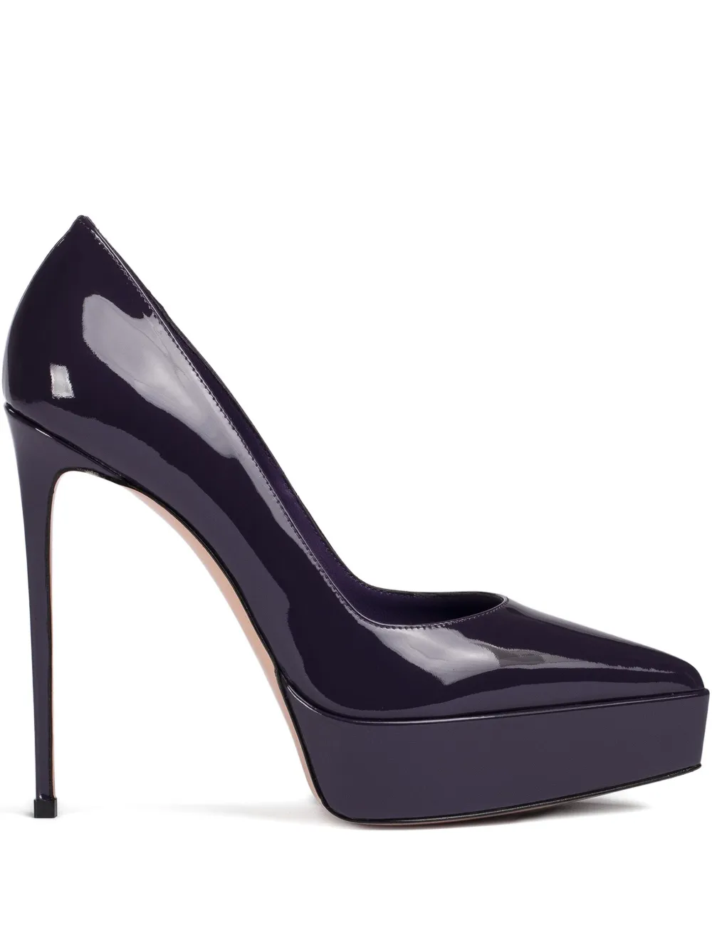 Le Silla 140mm Uma platform pumps Purple
