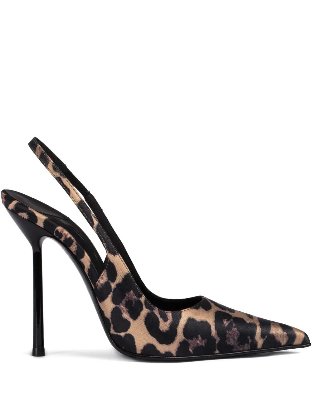 Le Silla 120mm Bella leopard-print slingback pumps Neutrals