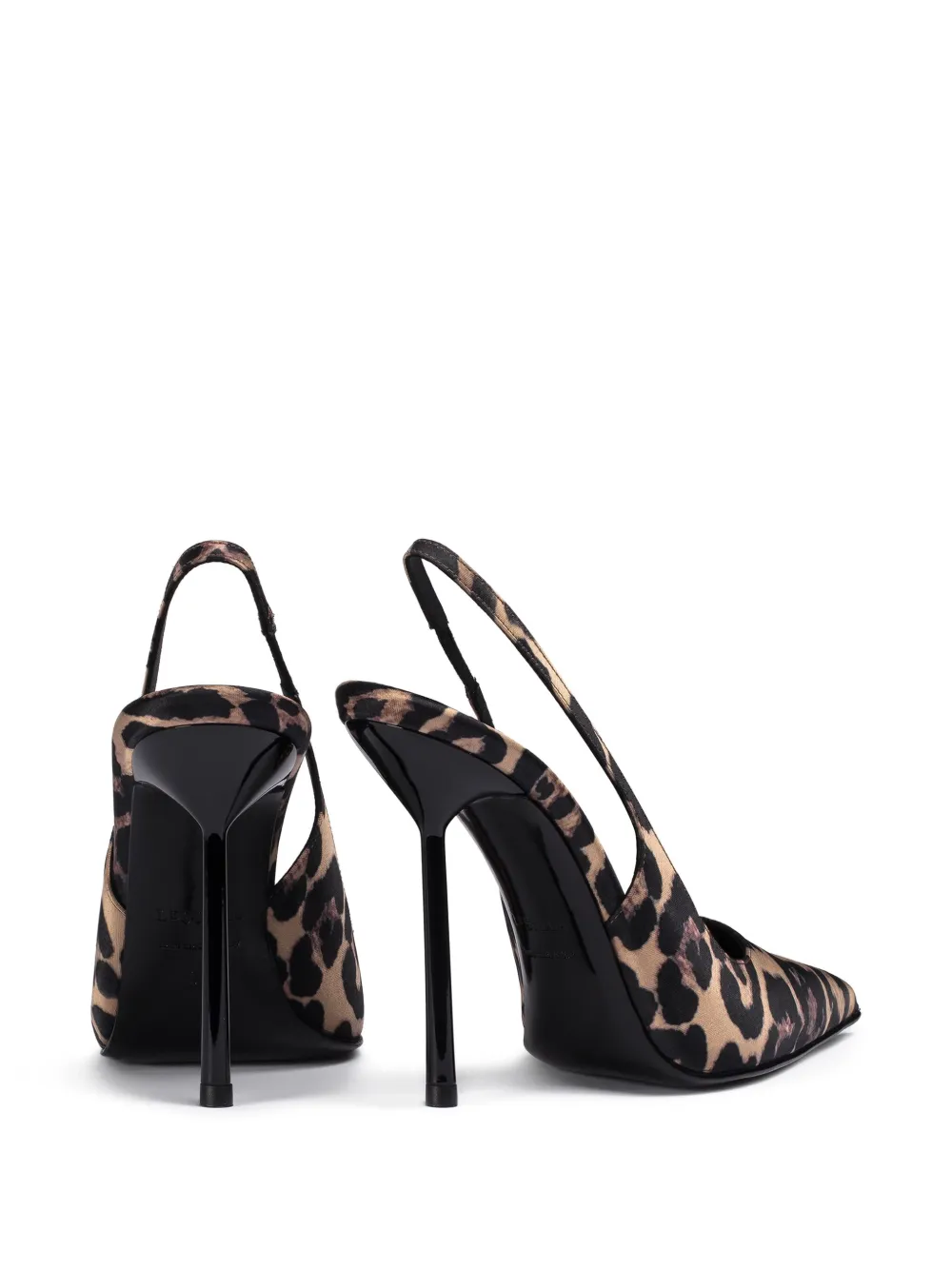 Le Silla 120mm Bella leopard-print slingback pumps Neutrals