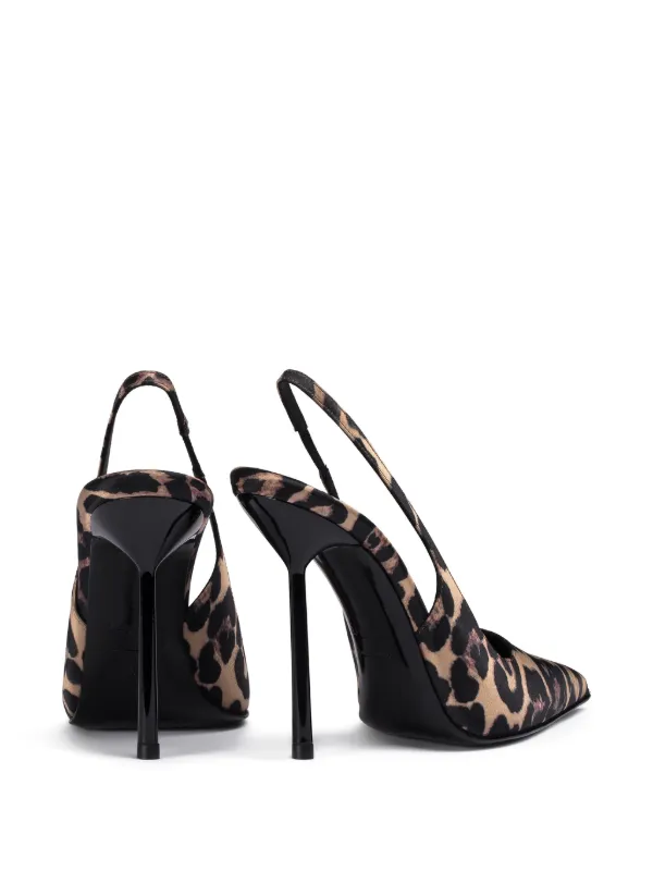 Le Silla 120mm Bella leopard-print Slingback Pumps Neutrals