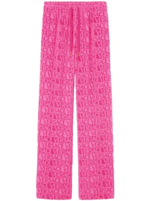 パンツ VERSACE Woman Pants Pink 10100451A08198 1PN50 Versace Outlet: virgin wool pants - Pink | Versace pants
