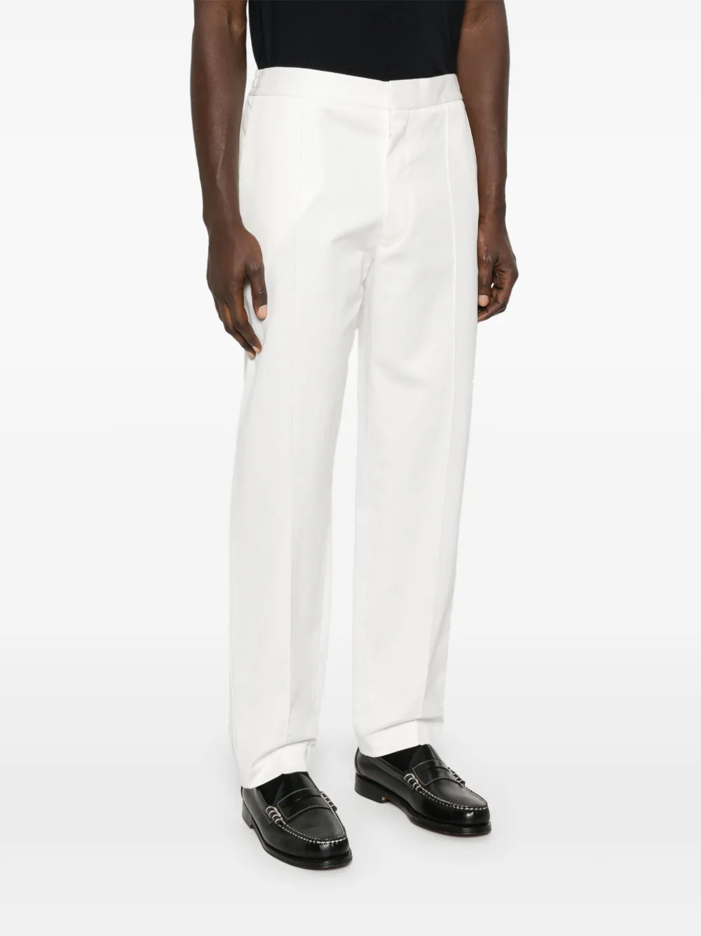 Zegna Broek met toelopende pijpen Wit