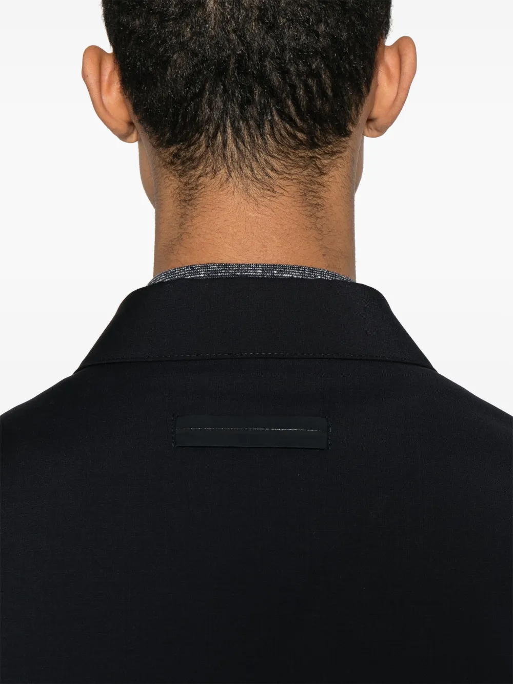 Zegna Shirtjack met knopen Blauw