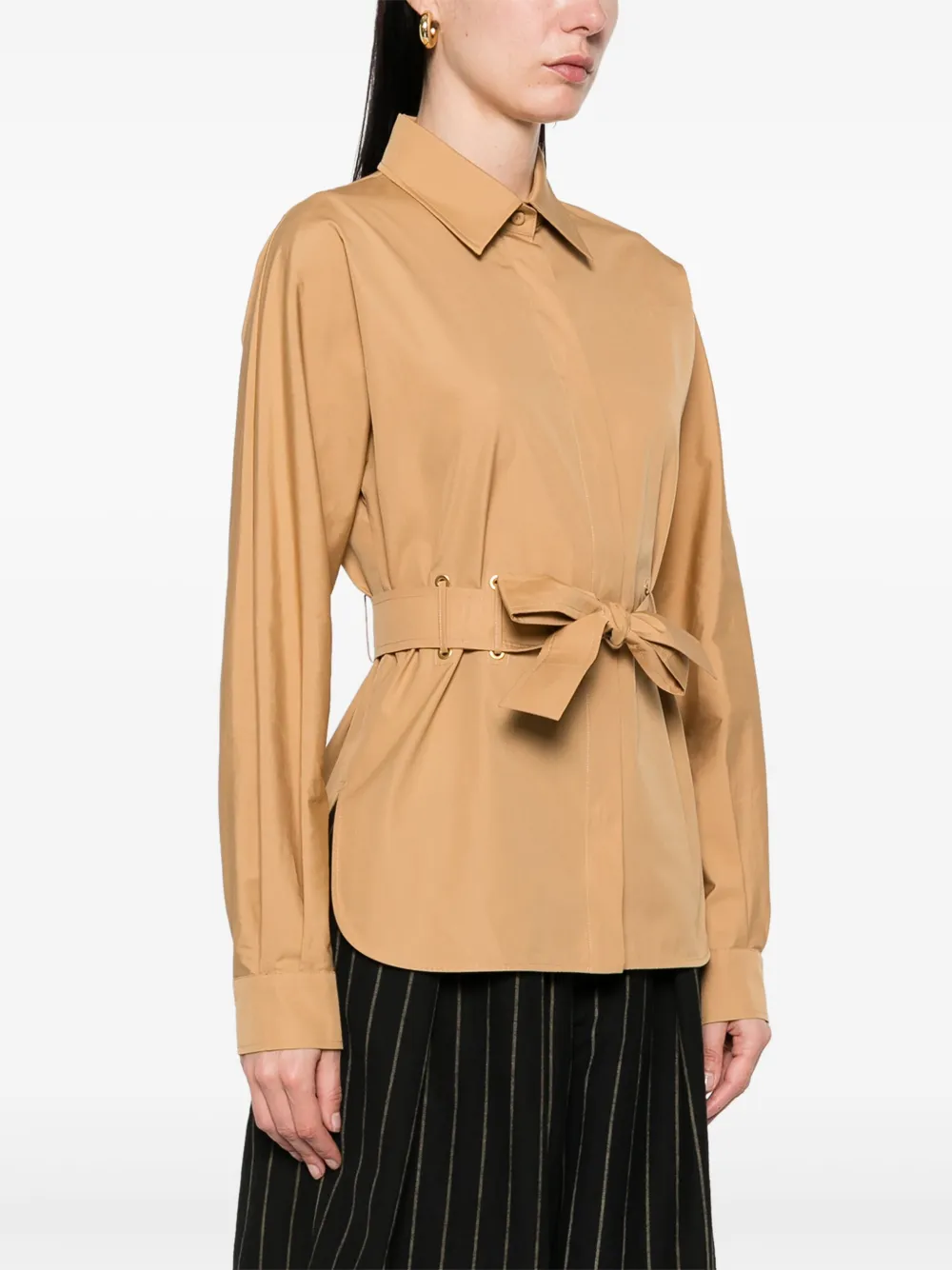 Max Mara Juglas blouse Bruin