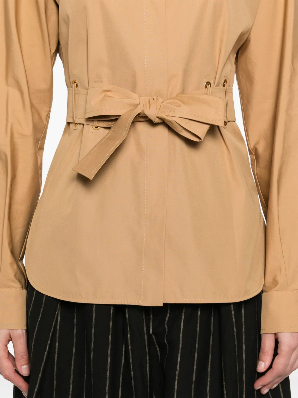 Max Mara Juglas blouse Bruin