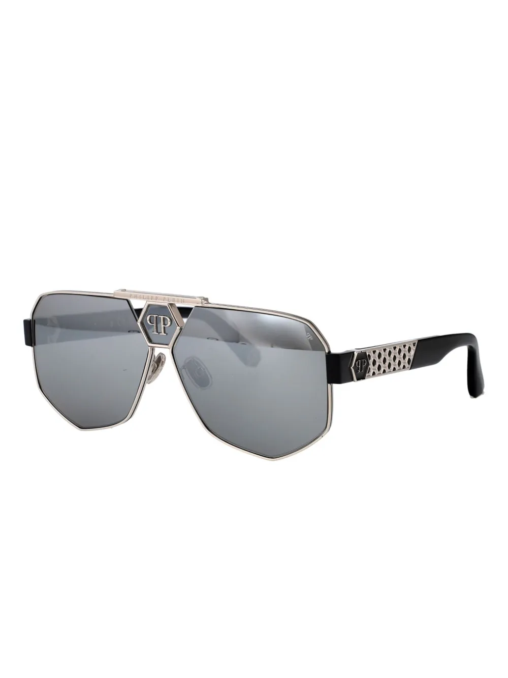 Philipp Plein Eyewear SPP107M523X SILVER Zwart