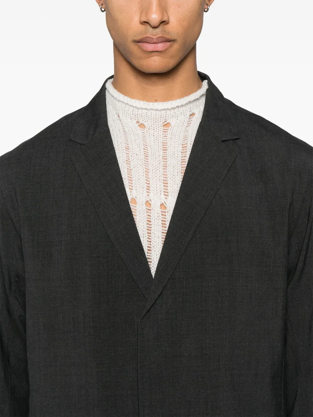 Shop Veilance Convex Blazer In Grey
