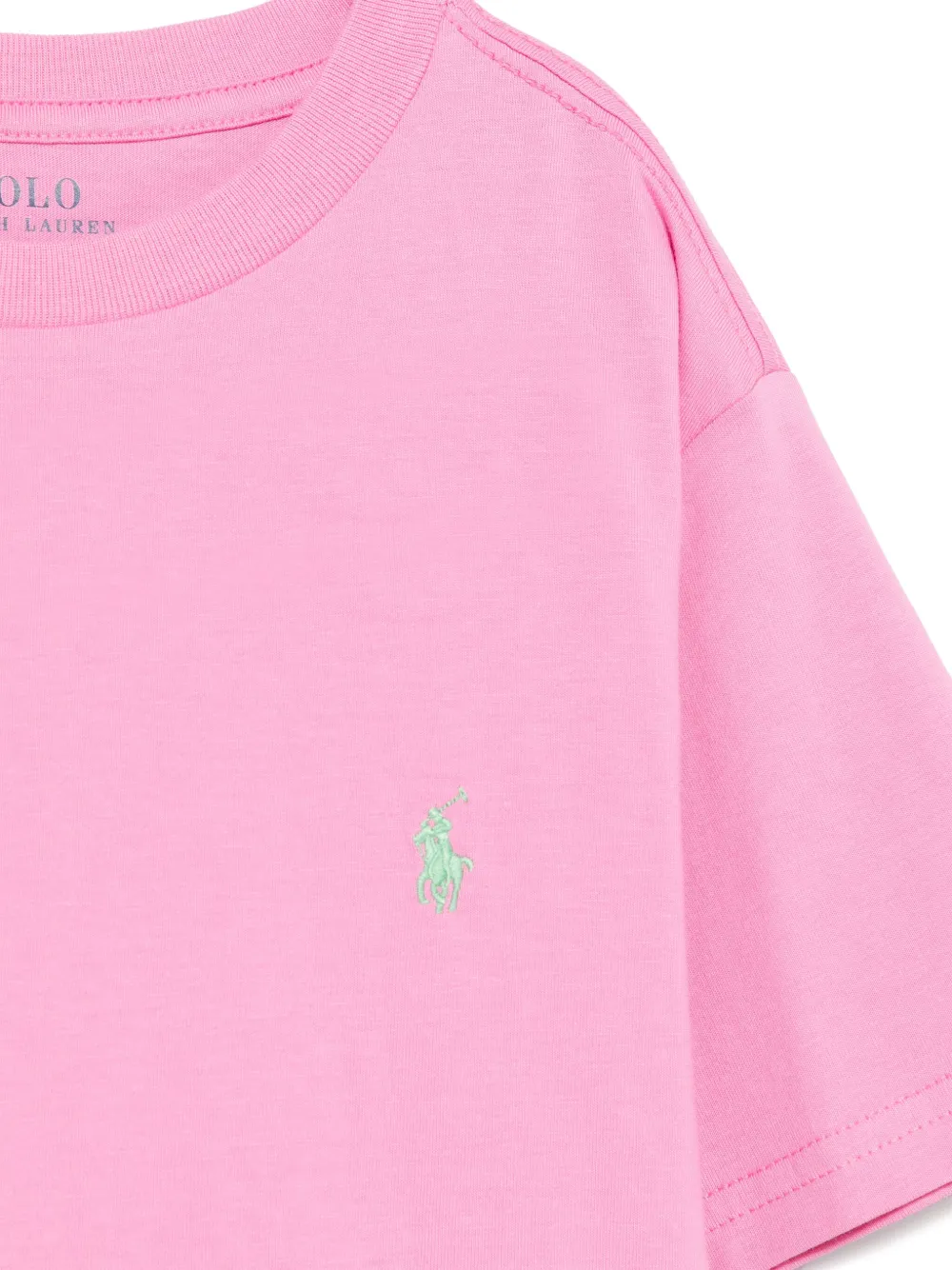 POLO RALPH LAUREN KIDS T-shirt met logopatroon Roze