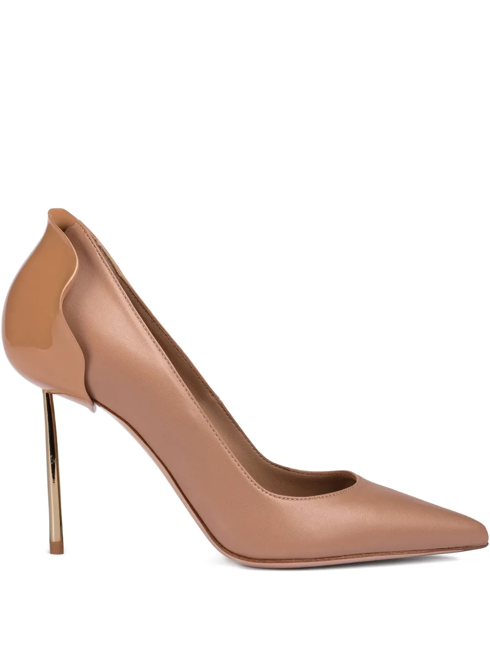 Le Silla 100mm Petalo pointed-toe pumps Neutrals