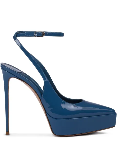 Le Silla Uma patent leather platform pumps