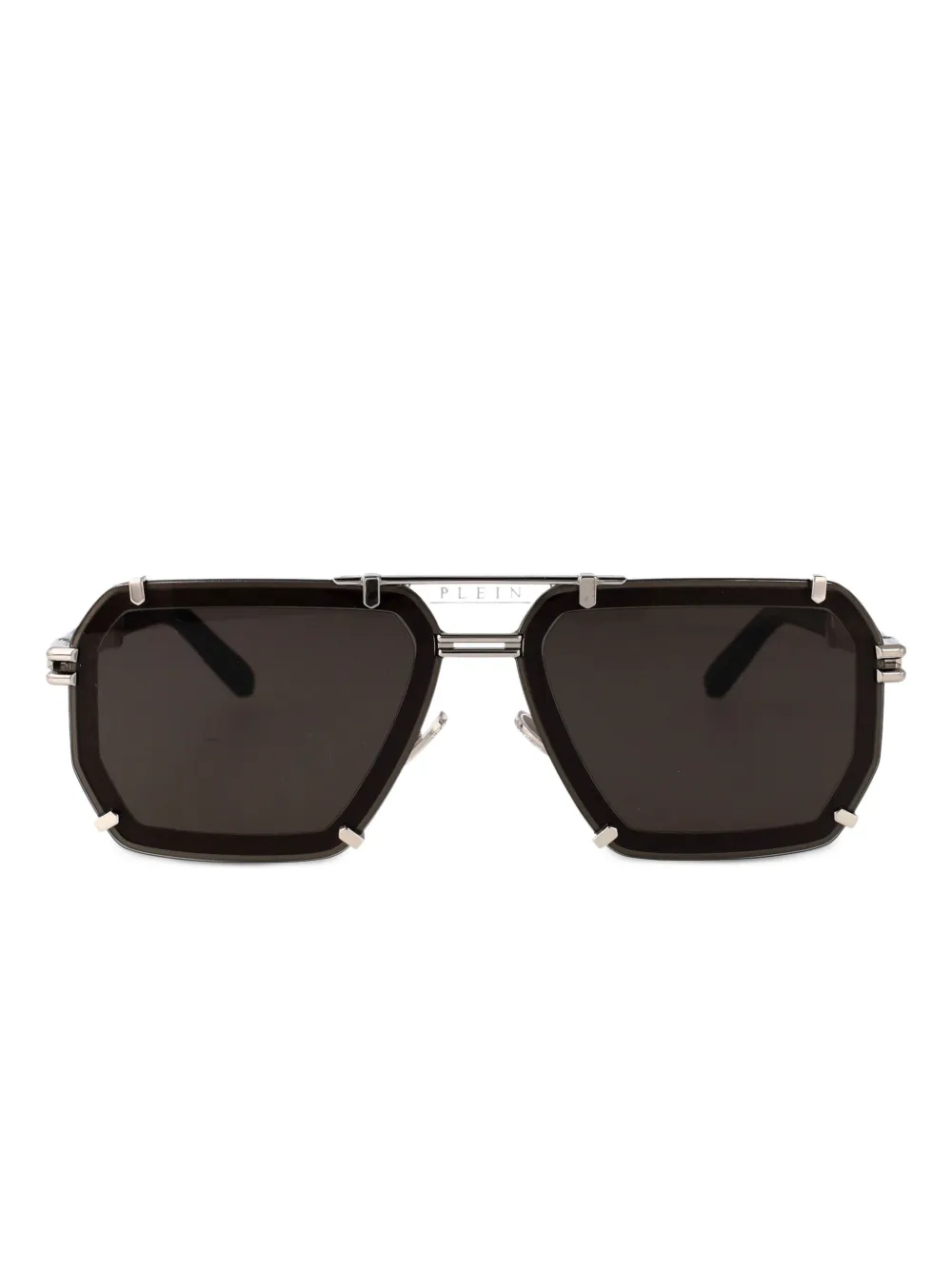 Philipp Plein Eyewear SPP1310K07 SILVER BLACK - シルバートーン Philipp Plein Eyewear SPP1310K07 SILVER BLACK - シルバートーン