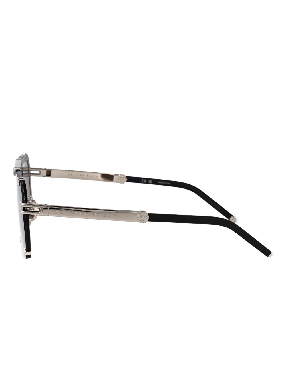 Philipp Plein Eyewear SPP1310K07 SILVER BLACK Zilver