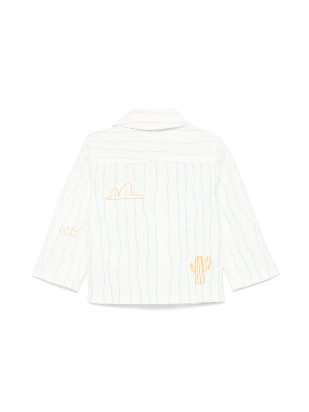 Stella McCartney Kids Gestreept jack - Wit