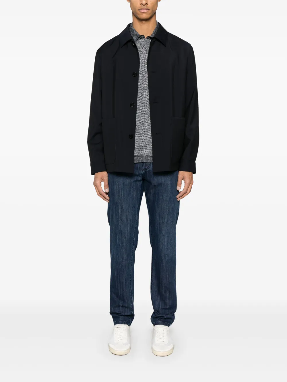 Zegna Straight jeans - Blauw