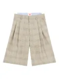 Charles Jeffrey Loverboy Aberdeen tailored shorts - Neutrals