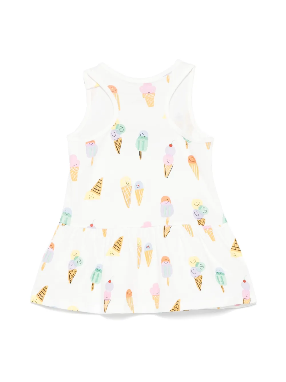 Stella McCartney Kids Jurk met print - Wit