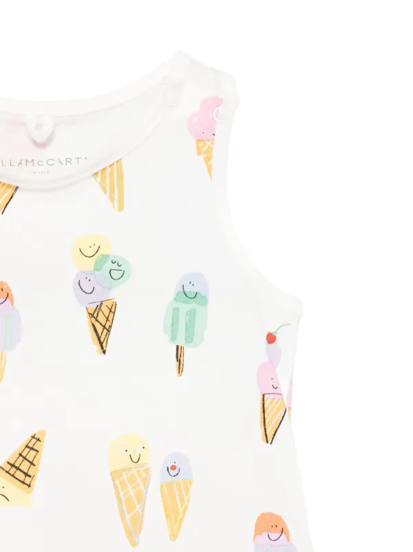 Stella McCartney Kids Icecream-print Dress | White | FARFETCH
