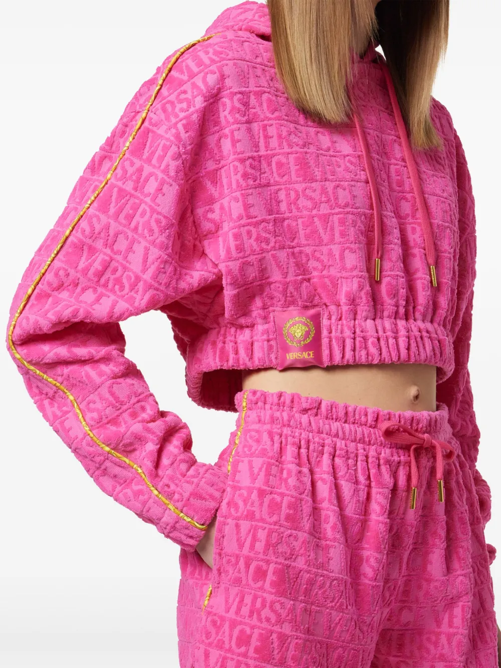Versace I Love Baroque hoodie Roze