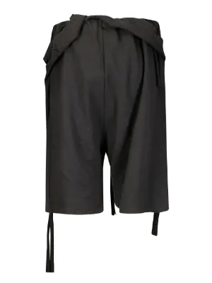 ショートパンツ OTTOLINGER Women Shorts  Burmudas 10420060401BLK Black Ottolinger - Wrap Shorts | HBX - Globally Curated Fashion