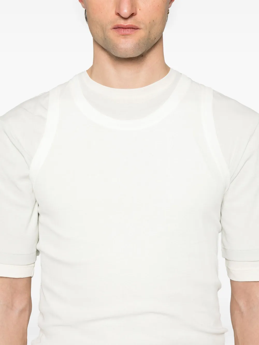 Jil Sander Drie T-shirts met korte mouwen Wit