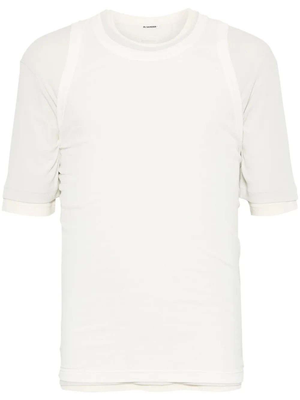 Jil Sander Drie T-shirts met korte mouwen Wit