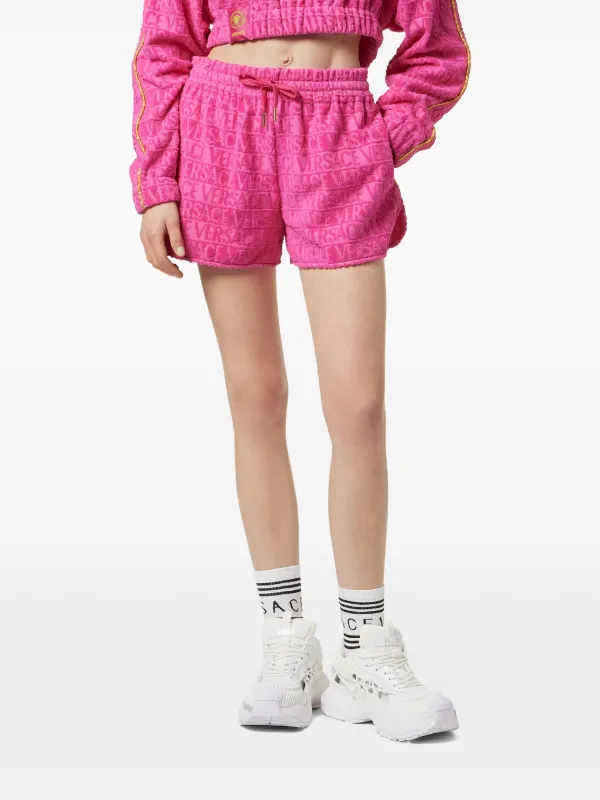 モアイ様VERSACE バロック柄 ショートパンツ Versace アイ♡バロック ショートパンツ | ピンク | FARFETCH JP